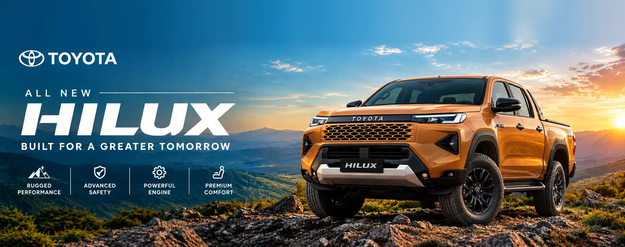 All New Toyota Hilux — Built for a greater tomorrow