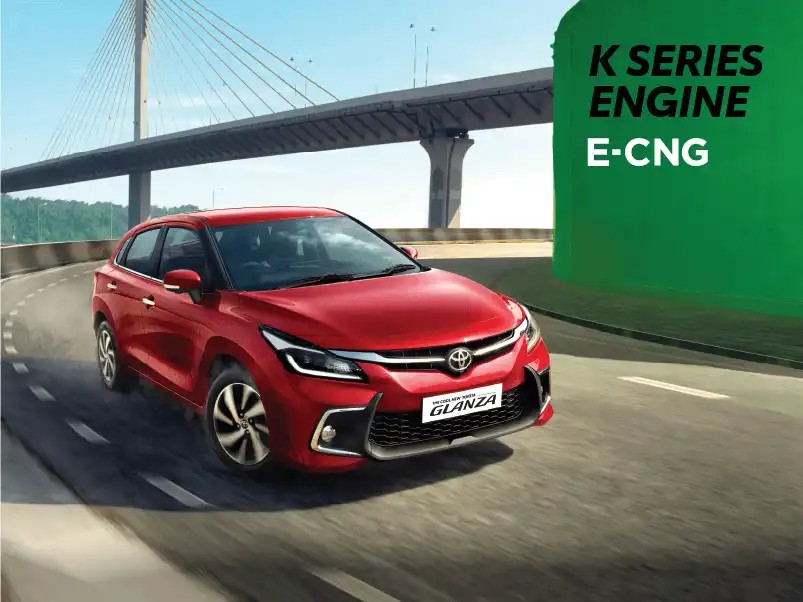 Toyota Glanza — K-Series engine with E-CNG